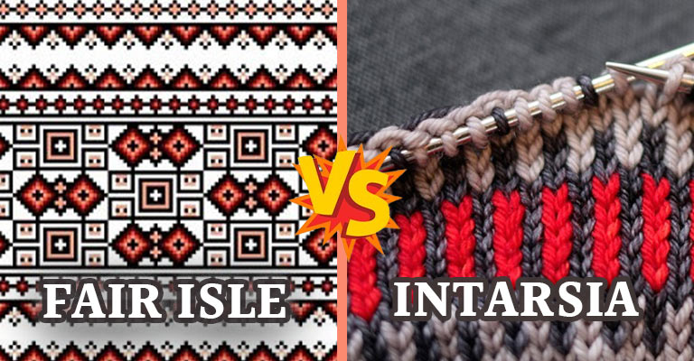 Fair Isle vs Intarsia