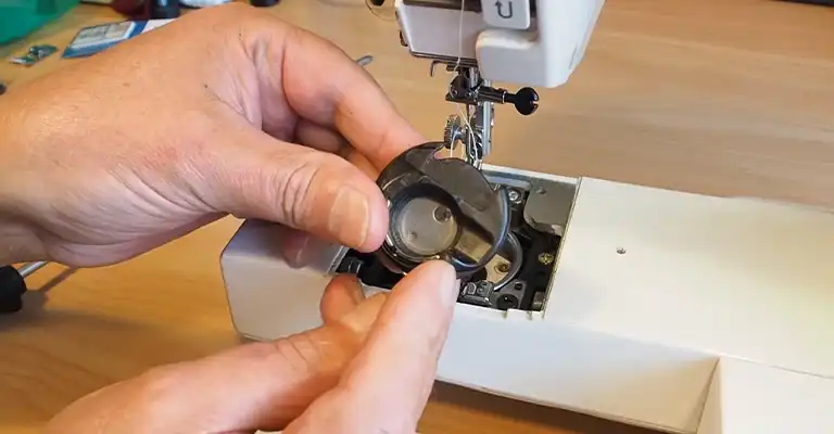 How to Put the Bobbin Case Back in Janome