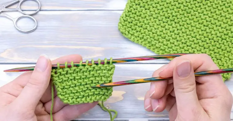 how to count garter stitch rows
