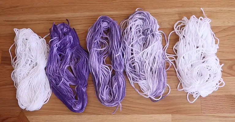 how to dye acrylic yarn