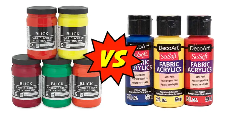 Fabric Ink vs Fabric Paint