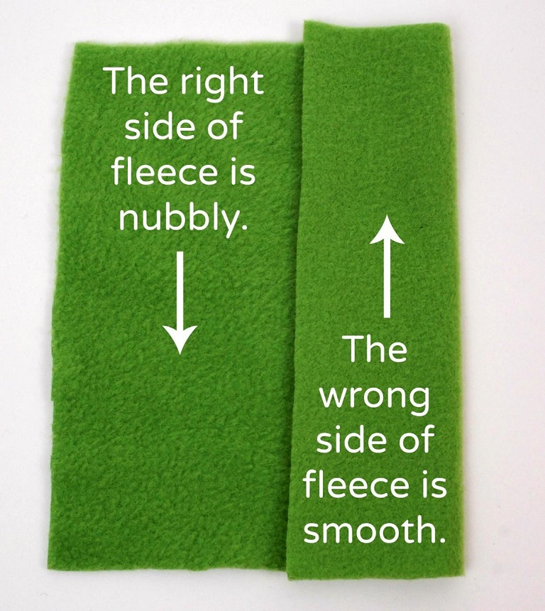 How to Tell the Right Side of Fleece 5 Different Ways Sew Insider