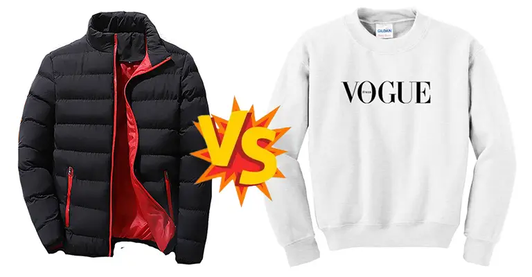 Difference Between Jacket And Sweatshirt
