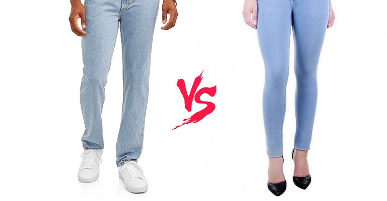Difference Between men’s and women’s Jeans