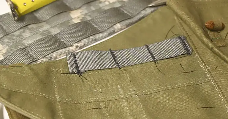 How to Sew MOLLE Webbing