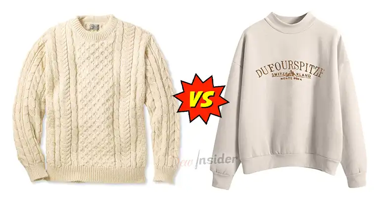 Difference Between Sweatshirt And Sweater